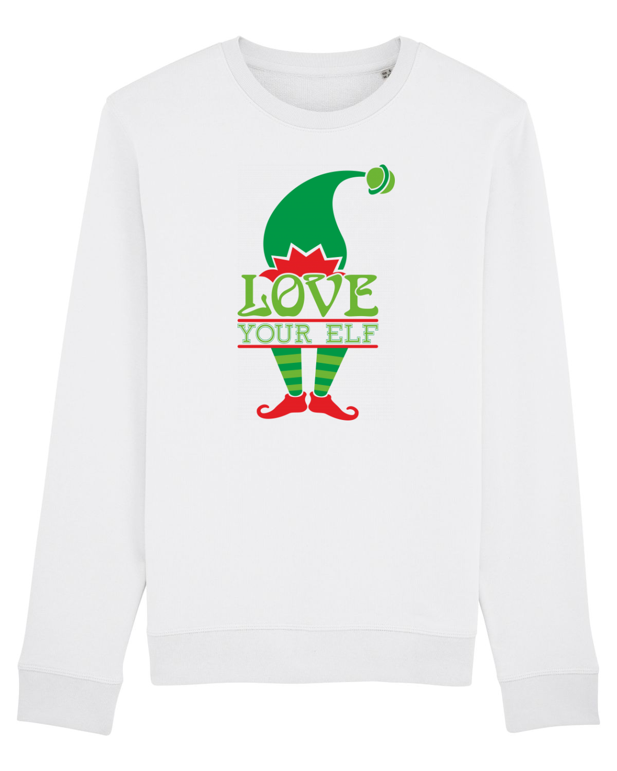 Bluză mânecă lungă Unisex Rise White