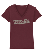 Na, mă, na Tricou mânecă scurtă guler V Damă Evoker
