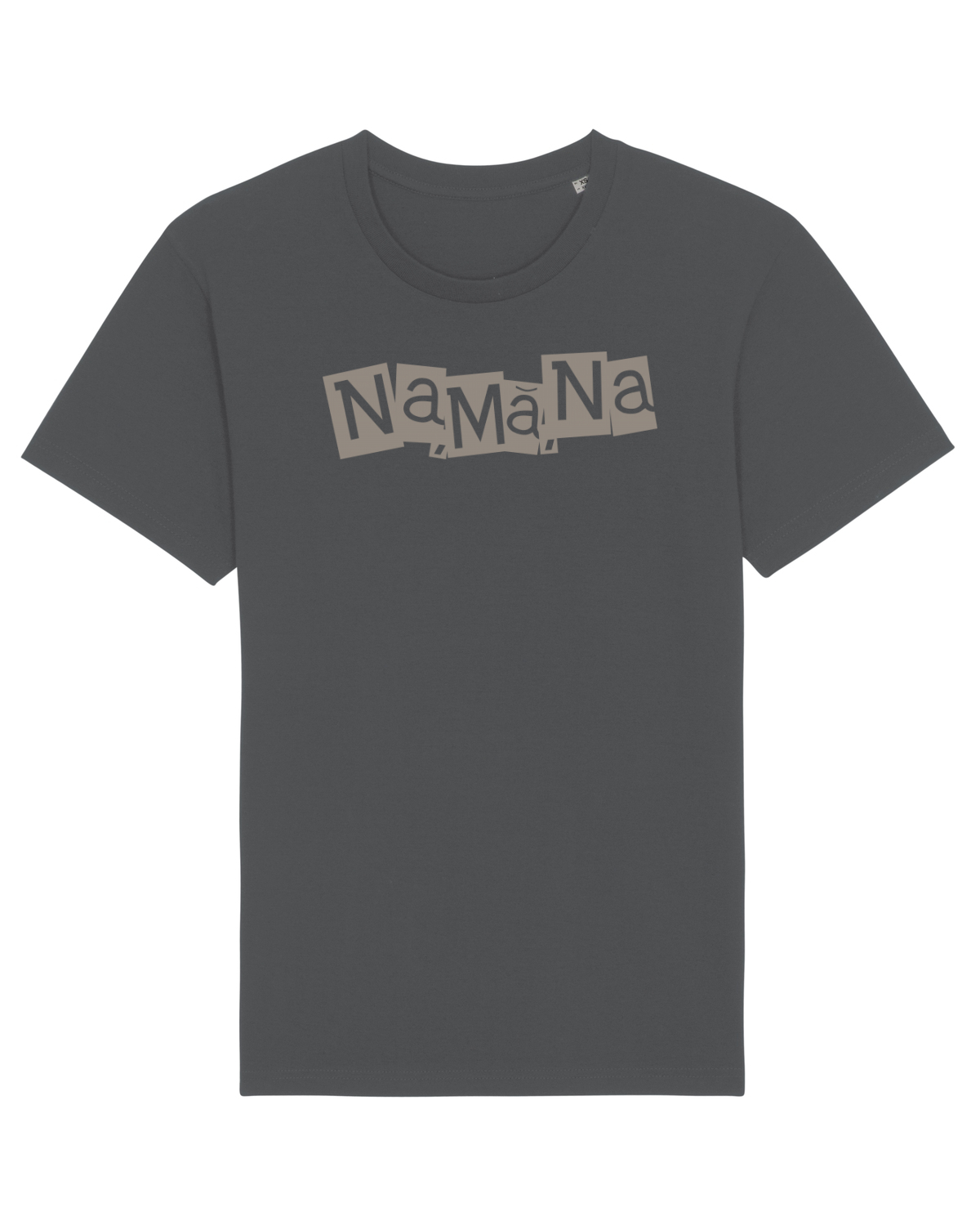 Tricou mânecă scurtă Unisex Rocker Anthracite