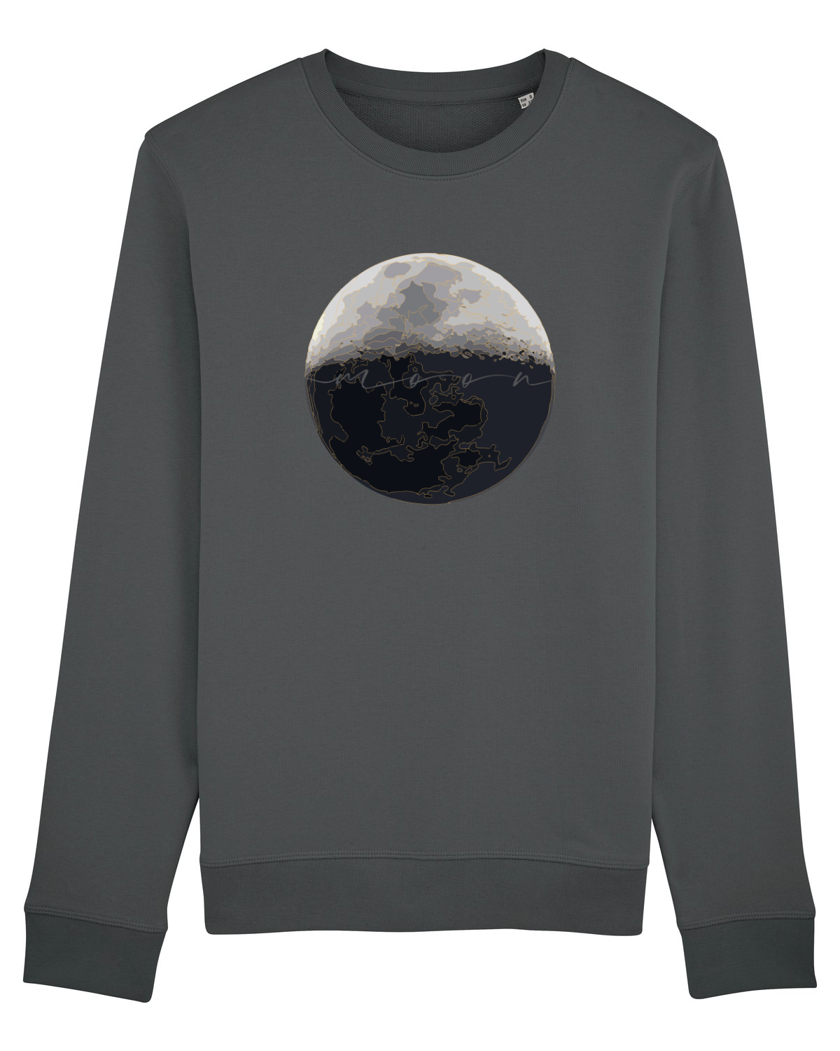 Bluză mânecă lungă Unisex Rise Anthracite