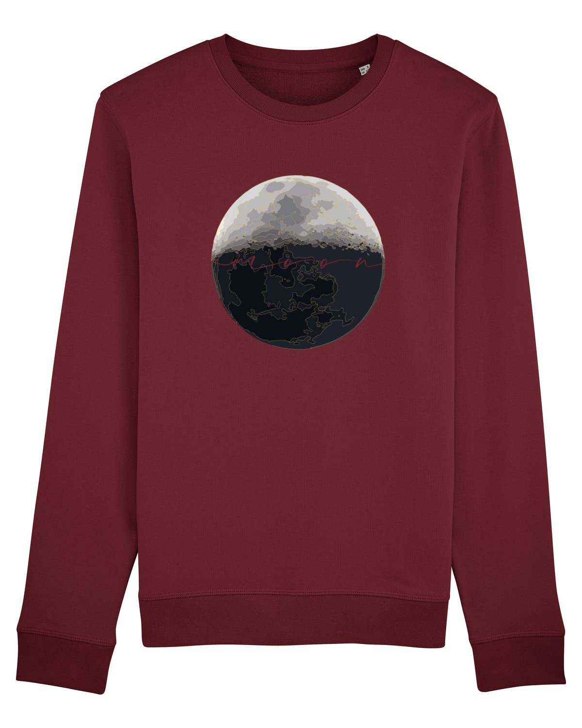 Bluză mânecă lungă Unisex Rise Burgundy