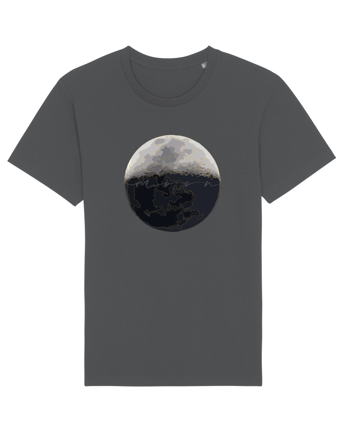 Tricou mânecă scurtă Unisex Rocker Anthracite