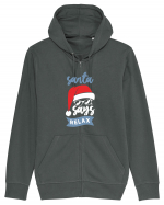 Santa Says Relax Hanorac cu fermoar Unisex Connector