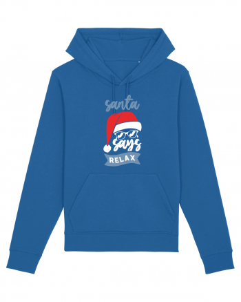 Santa Says Relax Royal Blue