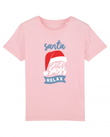 Santa Says Relax Cotton Pink