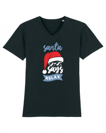 Santa Says Relax Black