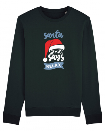 Santa Says Relax Black