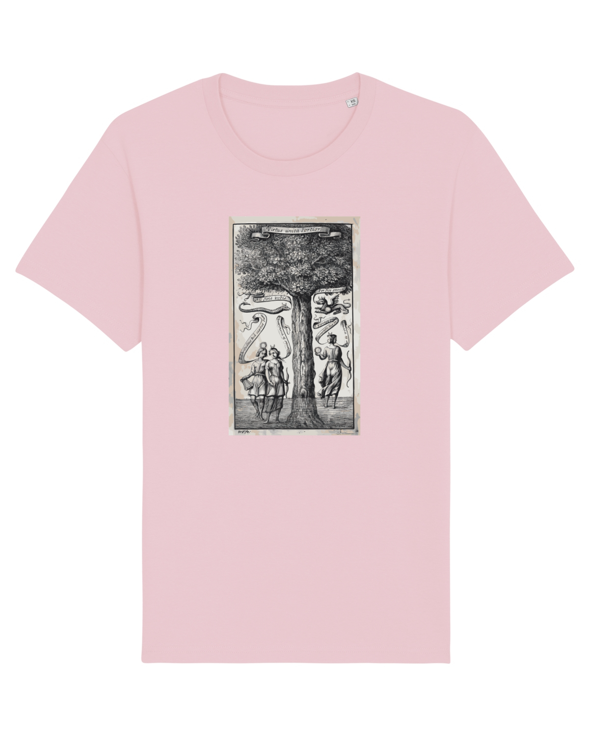 Tricou mânecă scurtă Unisex Rocker Cotton Pink