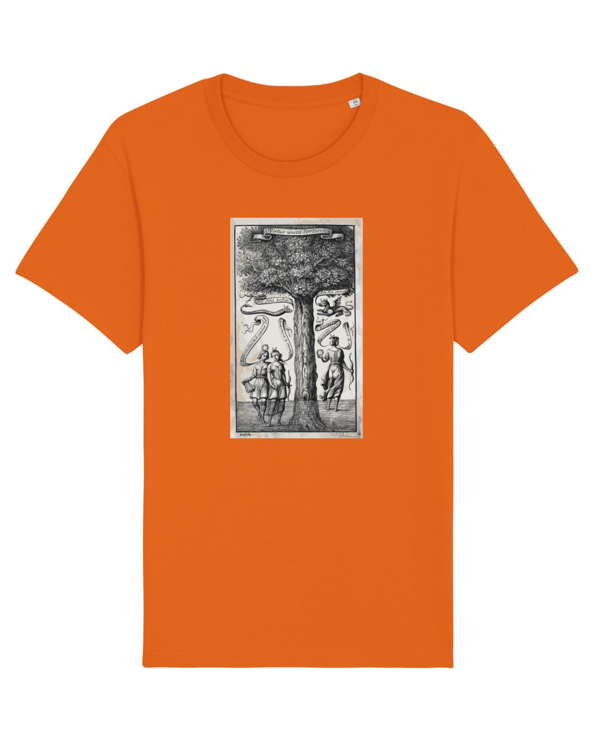Tricou mânecă scurtă Unisex Rocker Bright Orange
