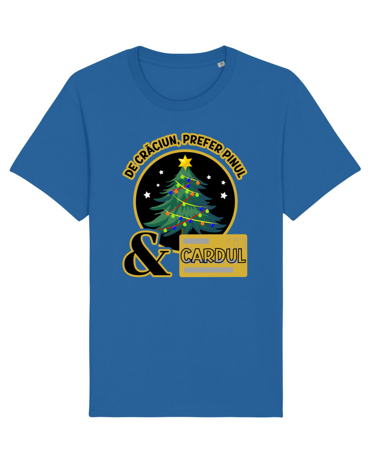 Tricou mânecă scurtă Unisex Rocker Royal Blue