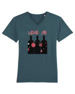 Wine Me Tricou mânecă scurtă guler V Bărbat Presenter