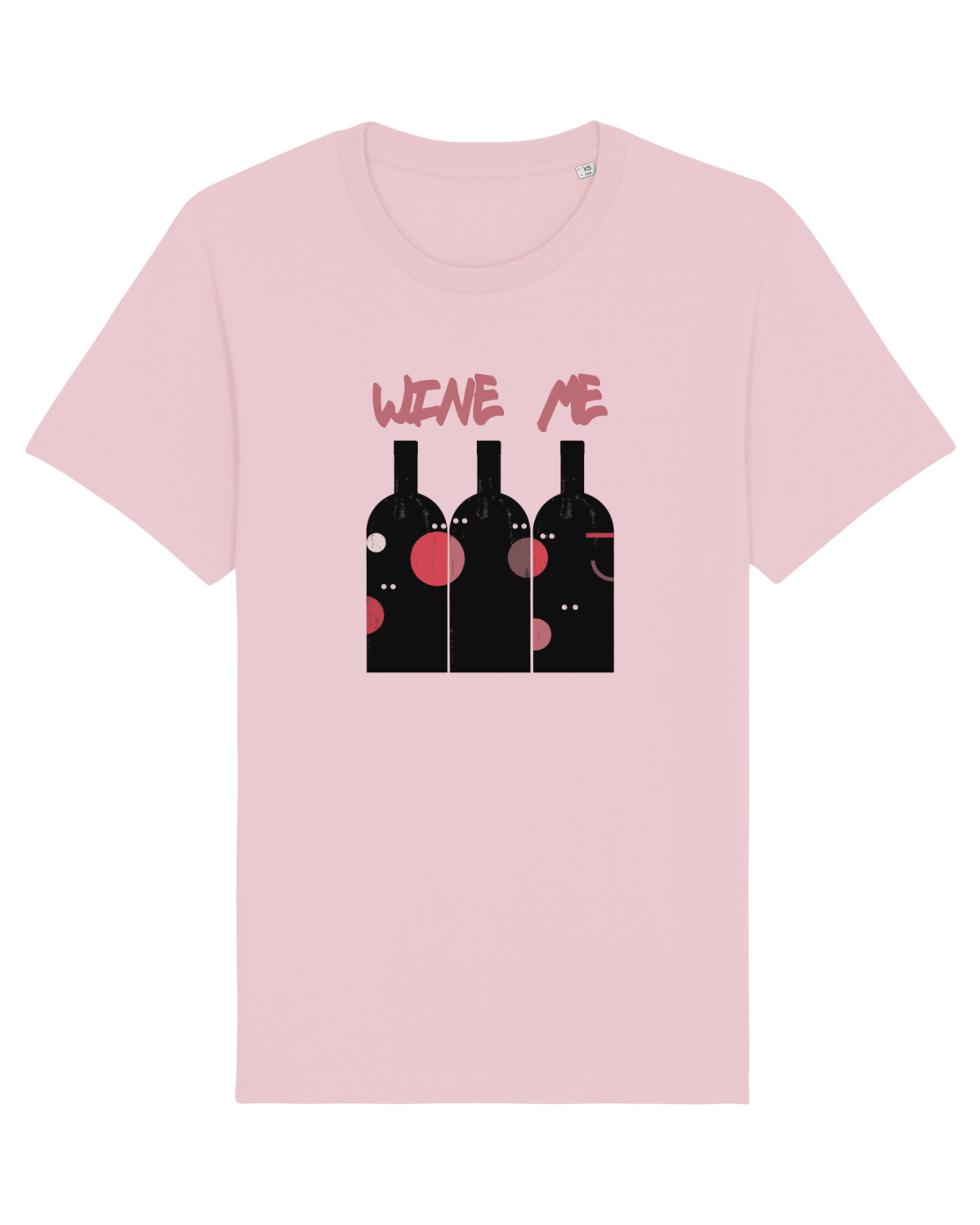 Tricou mânecă scurtă Unisex Rocker Cotton Pink