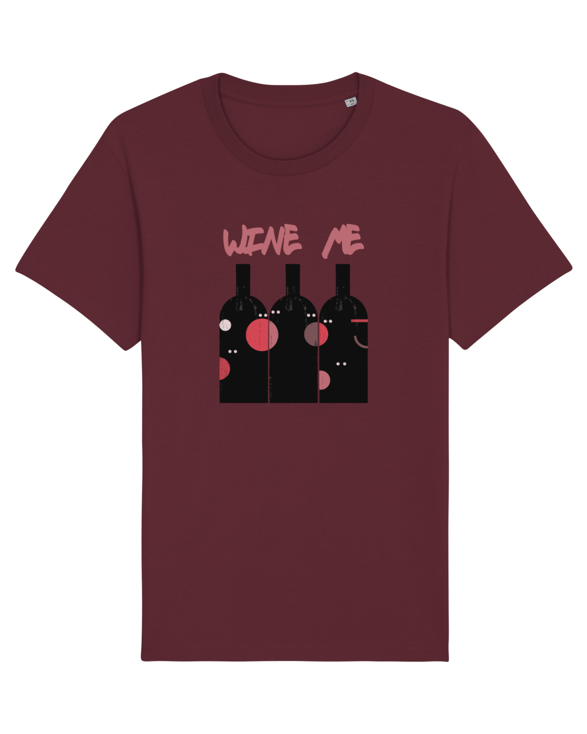 Tricou mânecă scurtă Unisex Rocker Burgundy
