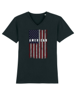 AMERICAN Tricou mânecă scurtă guler V Bărbat Presenter