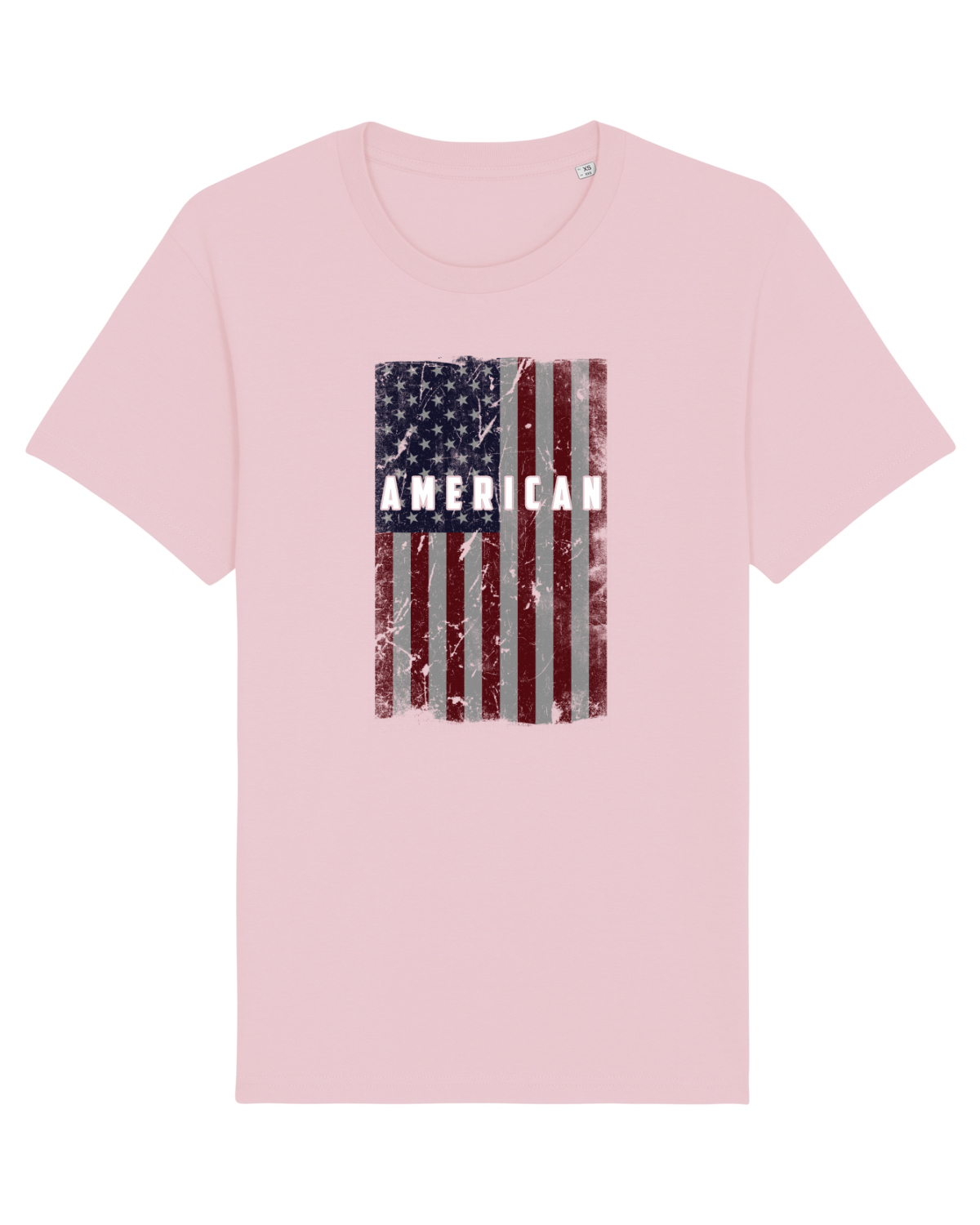 Tricou mânecă scurtă Unisex Rocker Cotton Pink