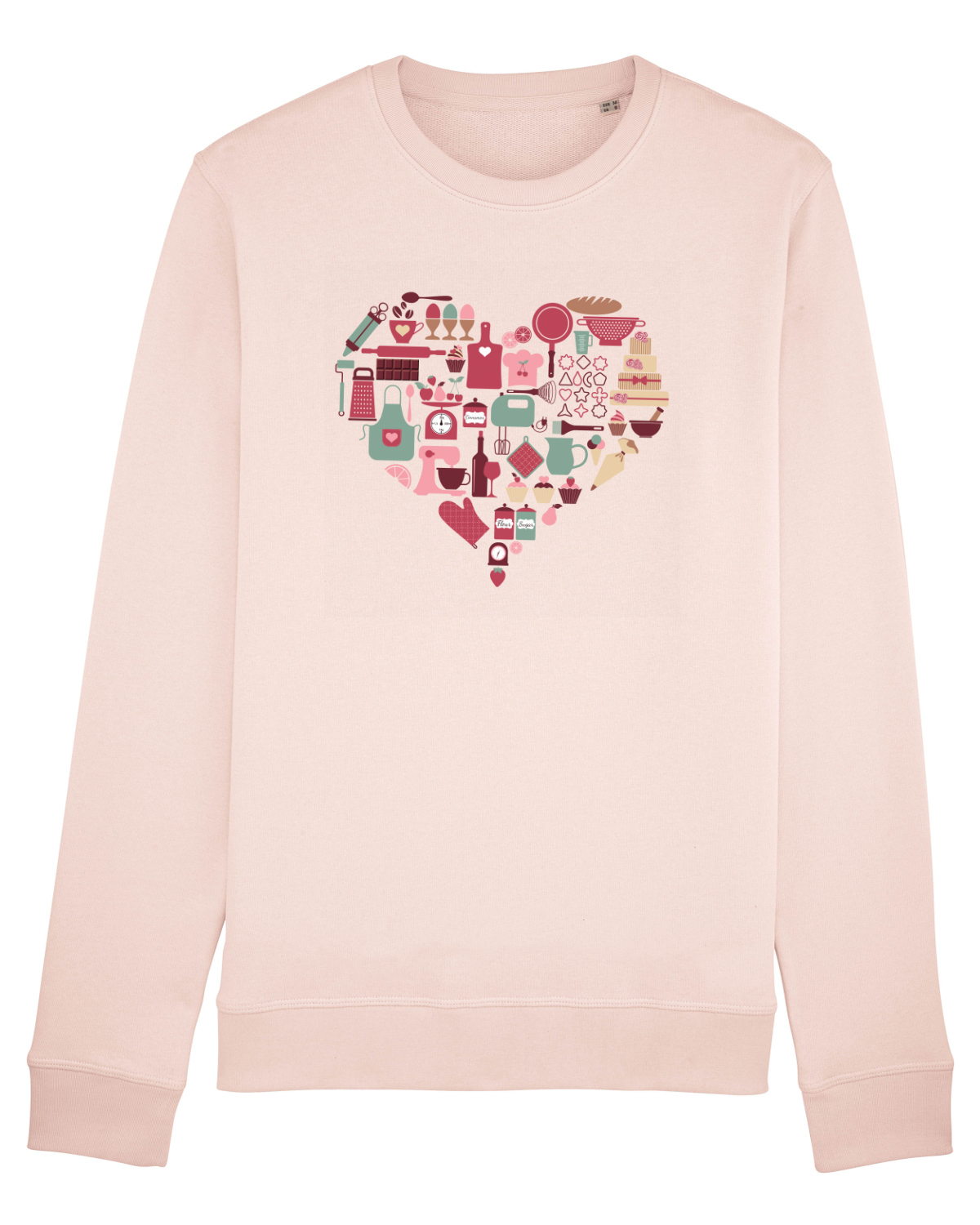 Bluză mânecă lungă Unisex Rise Candy Pink