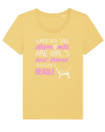 BEAGLE Tricou mânecă scurtă guler larg fitted Damă Expresser