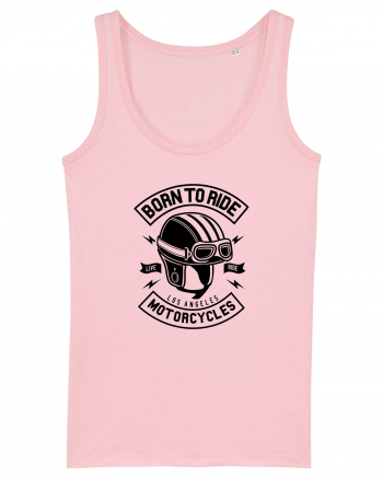 Born to Ride Motorcycles Black Cotton Pink