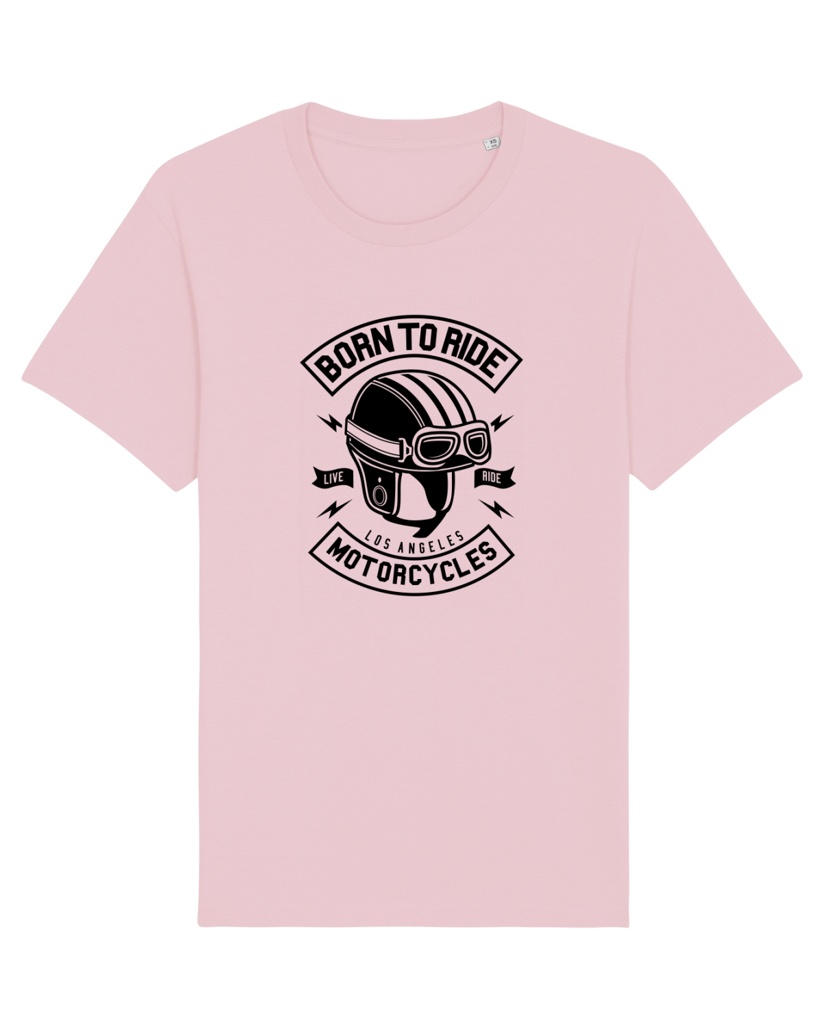 Tricou mânecă scurtă Unisex Rocker Cotton Pink