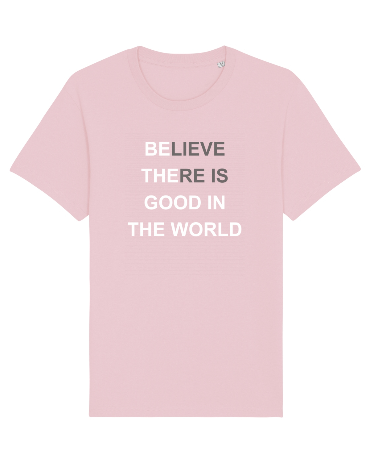 Tricou mânecă scurtă Unisex Rocker Cotton Pink