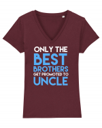 UNCLE Tricou mânecă scurtă guler V Damă Evoker