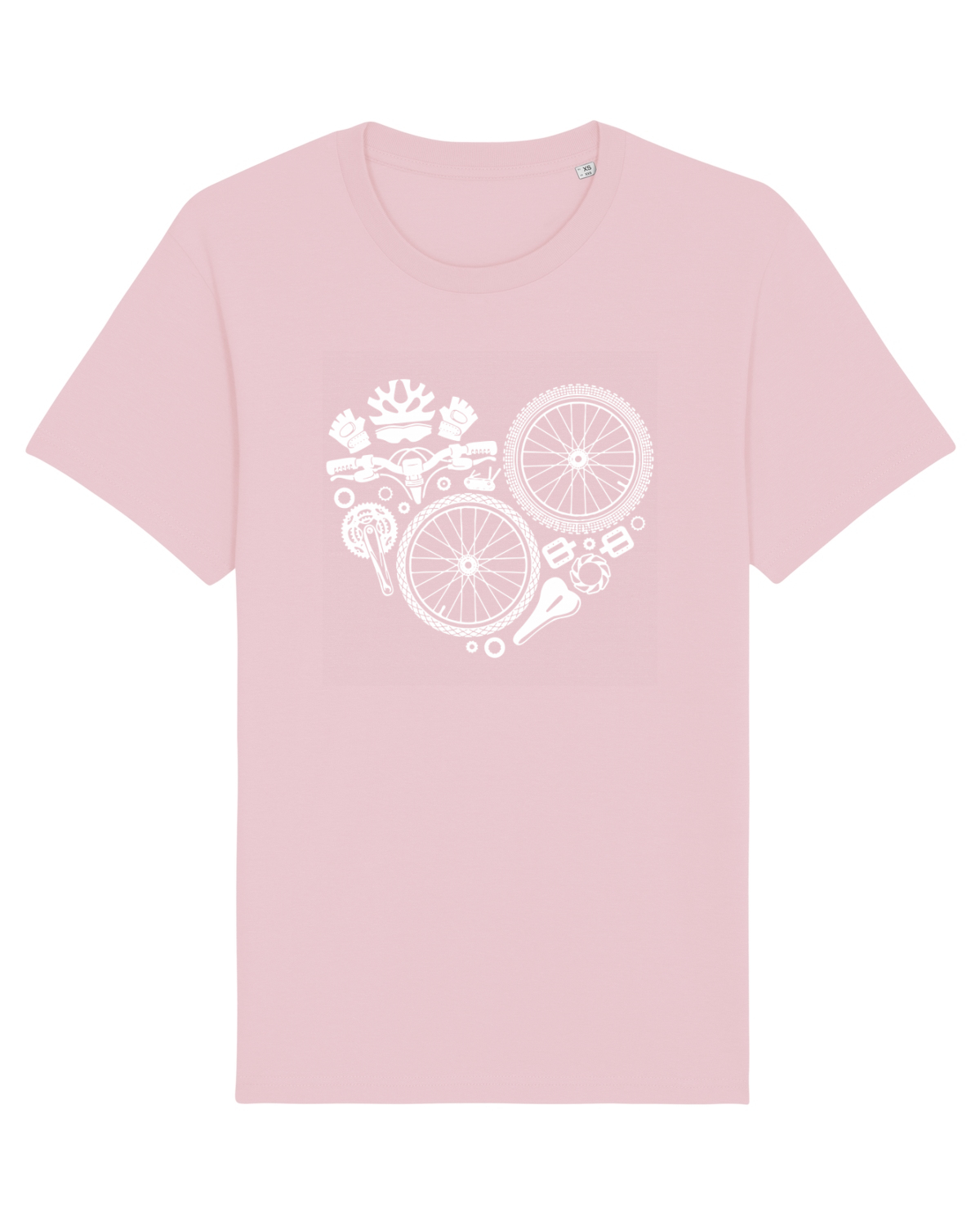 Tricou mânecă scurtă Unisex Rocker Cotton Pink