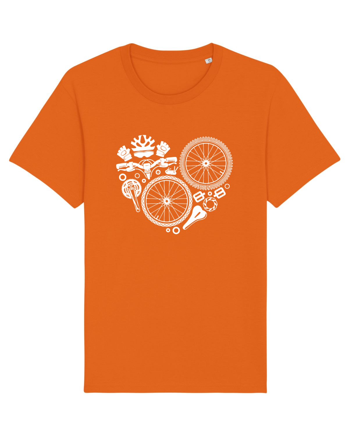 Tricou mânecă scurtă Unisex Rocker Bright Orange