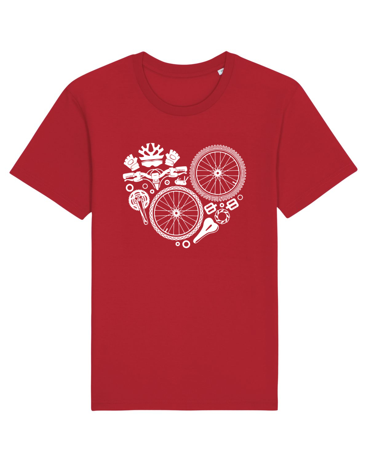 Tricou mânecă scurtă Unisex Rocker Red