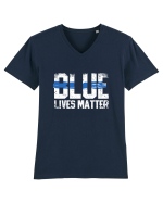 BLUE Tricou mânecă scurtă guler V Bărbat Presenter