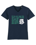 BOOK Tricou mânecă scurtă guler V Bărbat Presenter