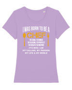 CHEF Tricou mânecă scurtă guler larg fitted Damă Expresser