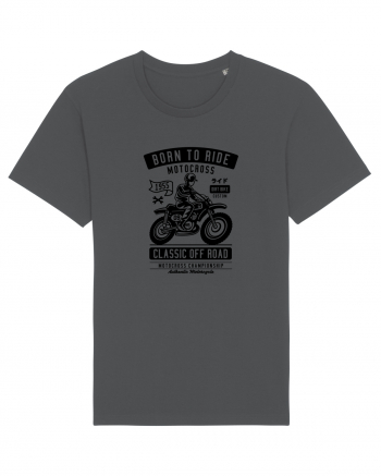 Born to Ride Motocross Black Anthracite