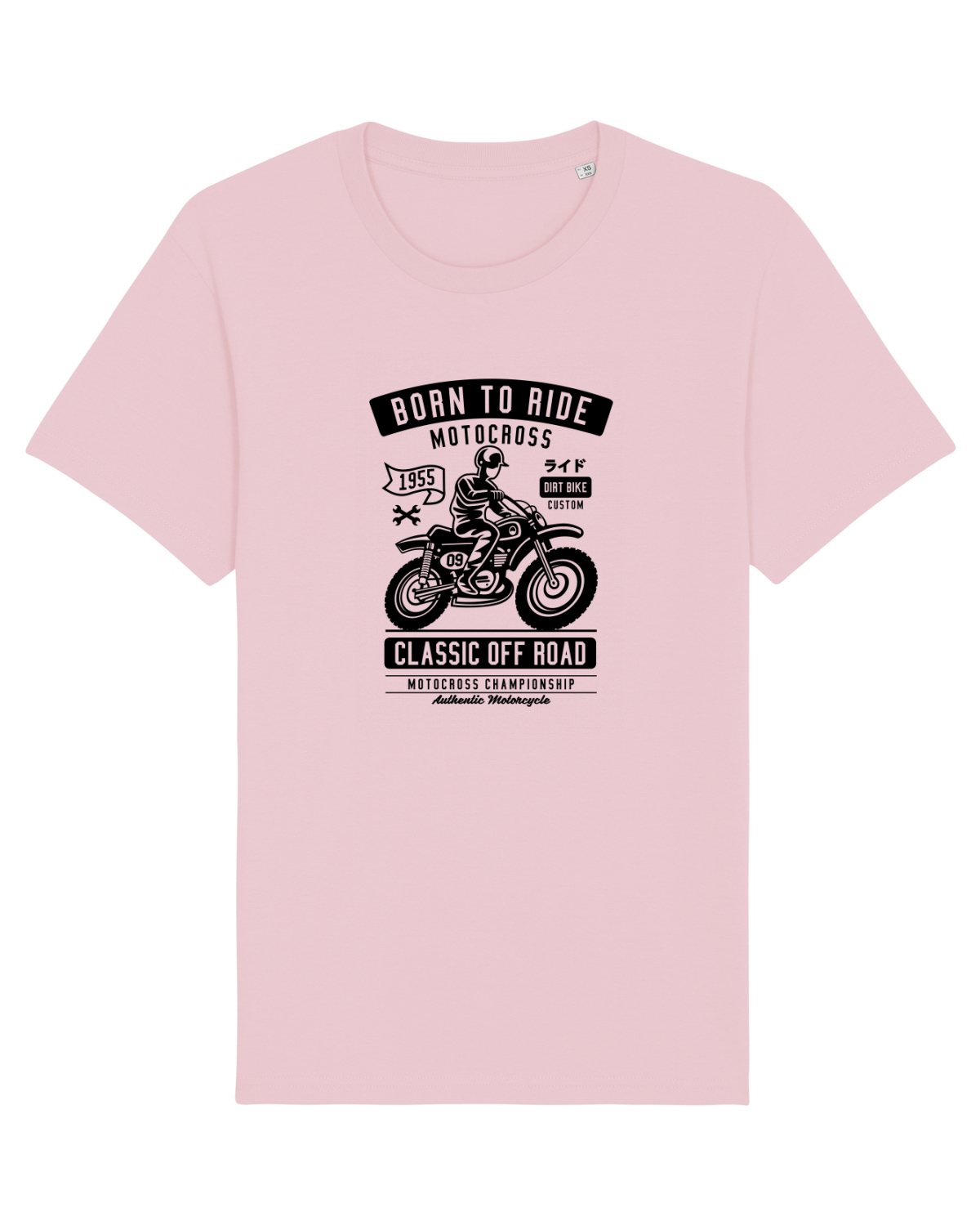 Tricou mânecă scurtă Unisex Rocker Cotton Pink