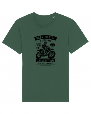 Born to Ride Motocross Black Bottle Green