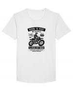 Born to Ride Motocross Black Tricou mânecă scurtă guler larg Bărbat Skater