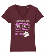 BULLDOG Tricou mânecă scurtă guler V Damă Evoker