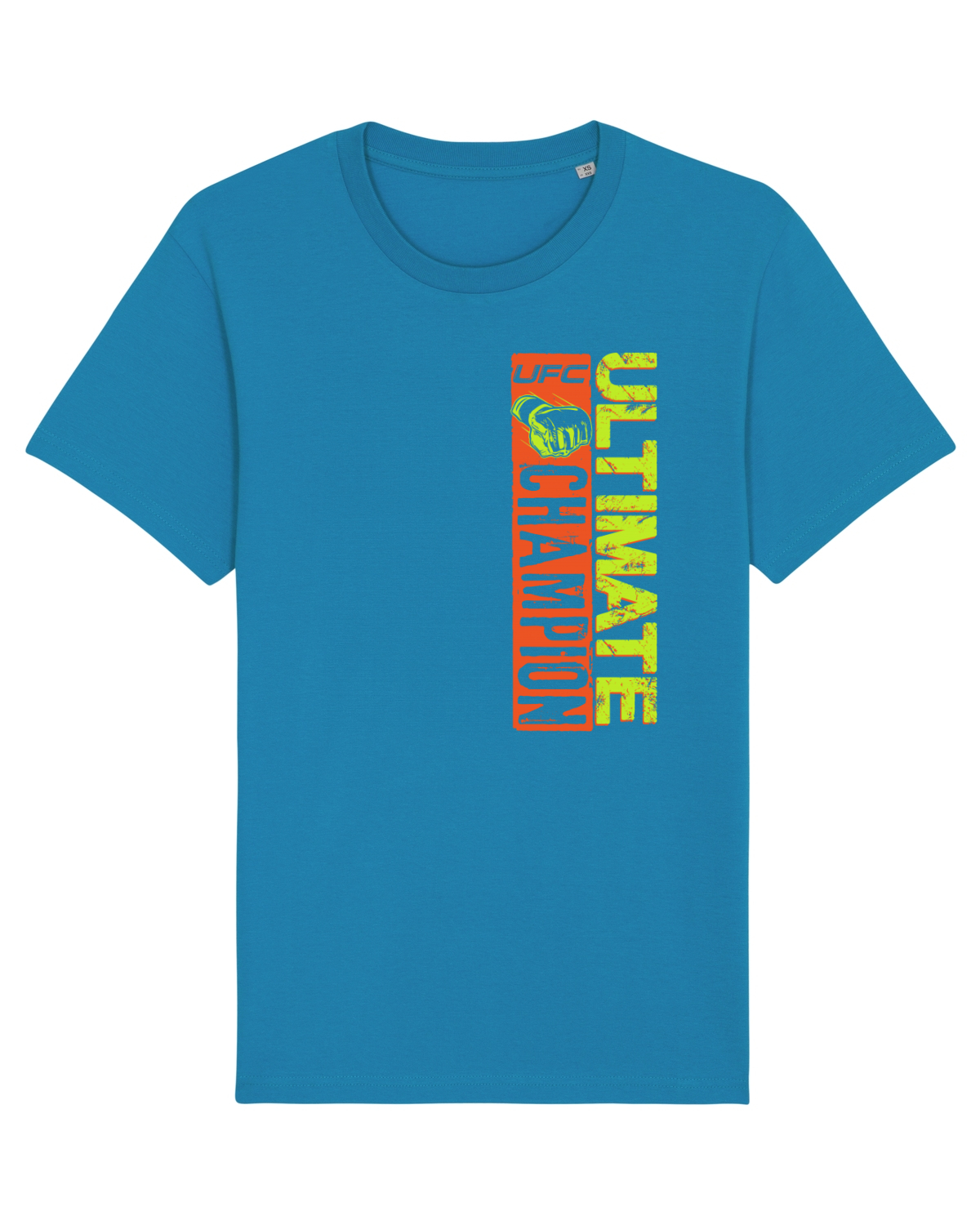Tricou mânecă scurtă Unisex Rocker Azur