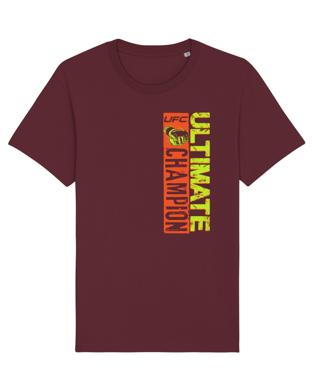 Tricou mânecă scurtă Unisex Rocker Burgundy