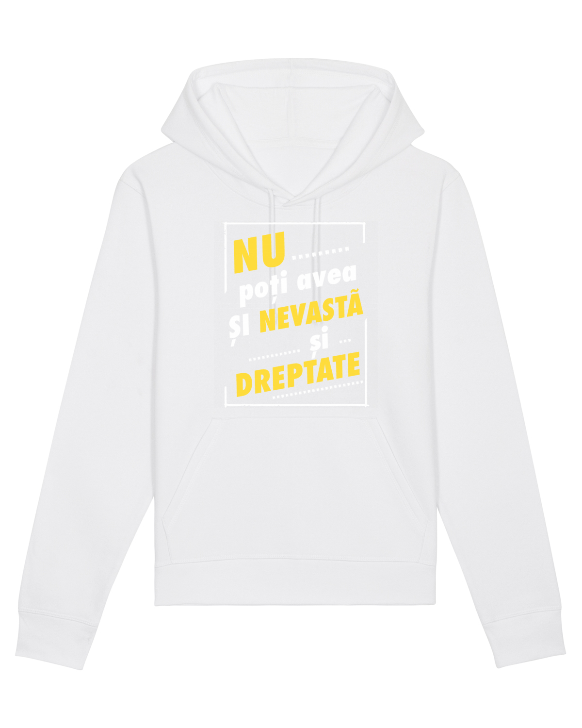 Hanorac Unisex Drummer White