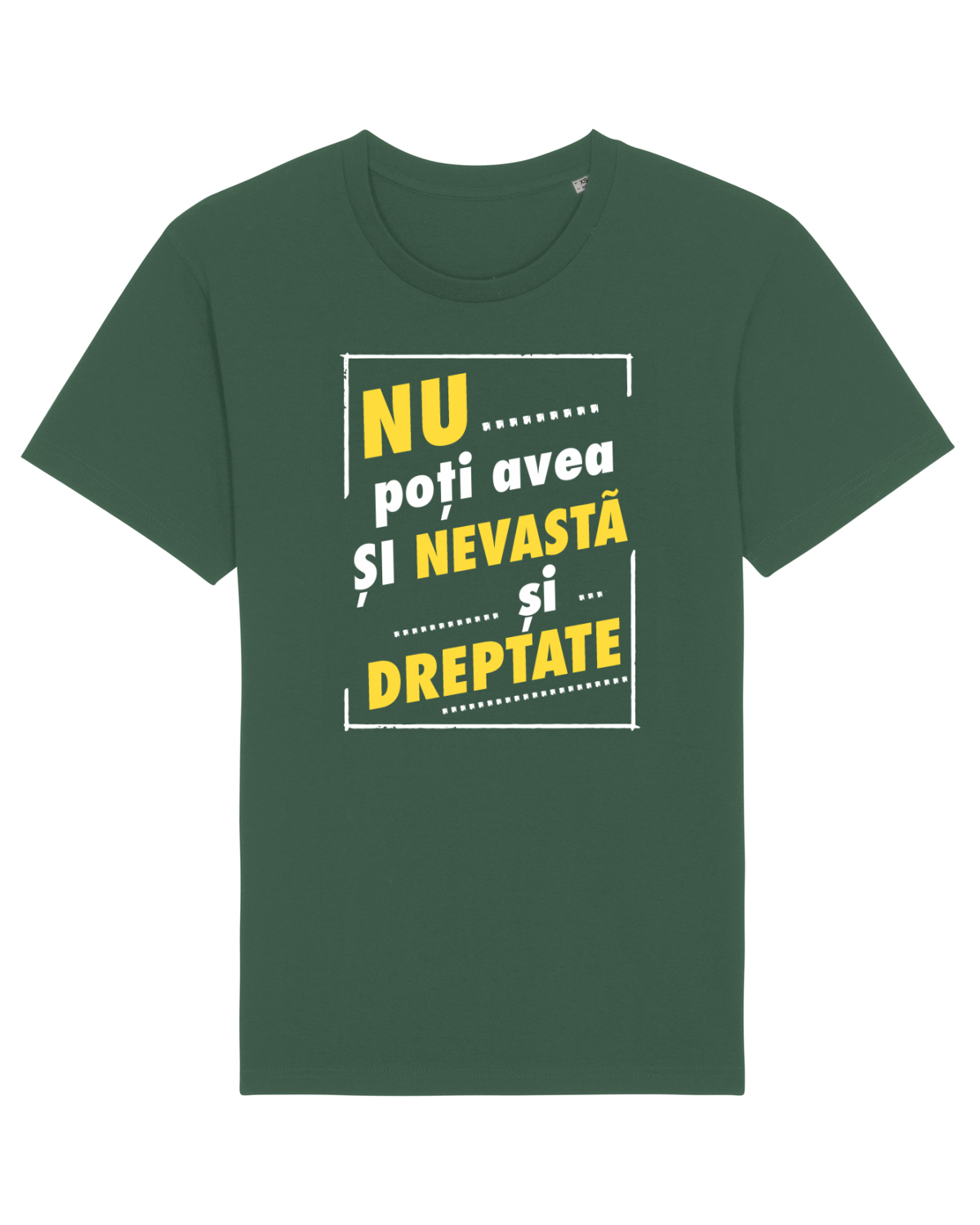 Tricou mânecă scurtă Unisex Rocker Bottle Green