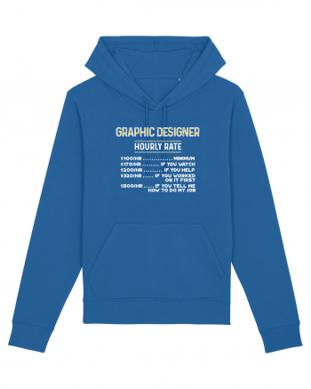 Graphic designer Royal Blue