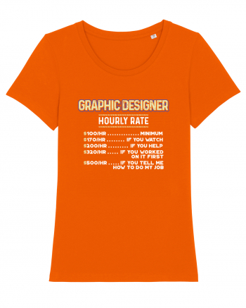 Graphic designer Bright Orange