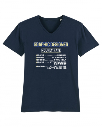 Graphic designer French Navy