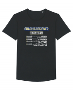 Graphic designer Tricou mânecă scurtă guler larg Bărbat Skater