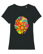 Psyhedelic Men Tricou mânecă scurtă guler larg fitted Damă Expresser