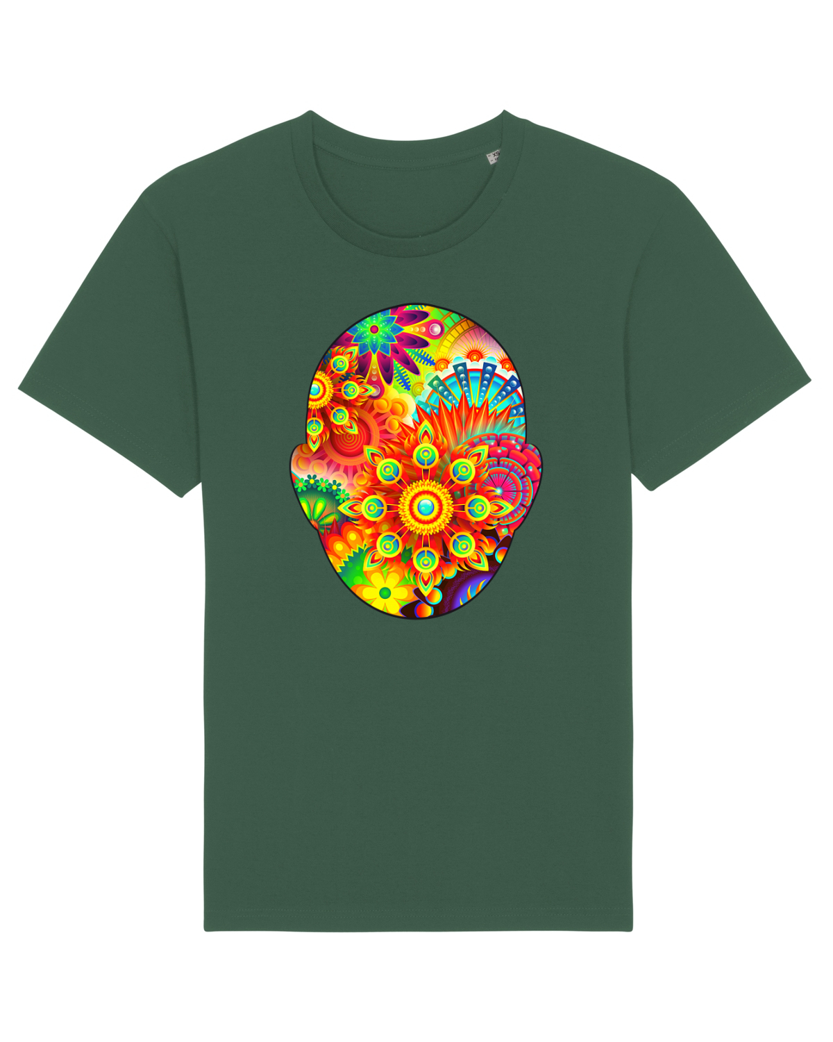 Tricou mânecă scurtă Unisex Rocker Bottle Green