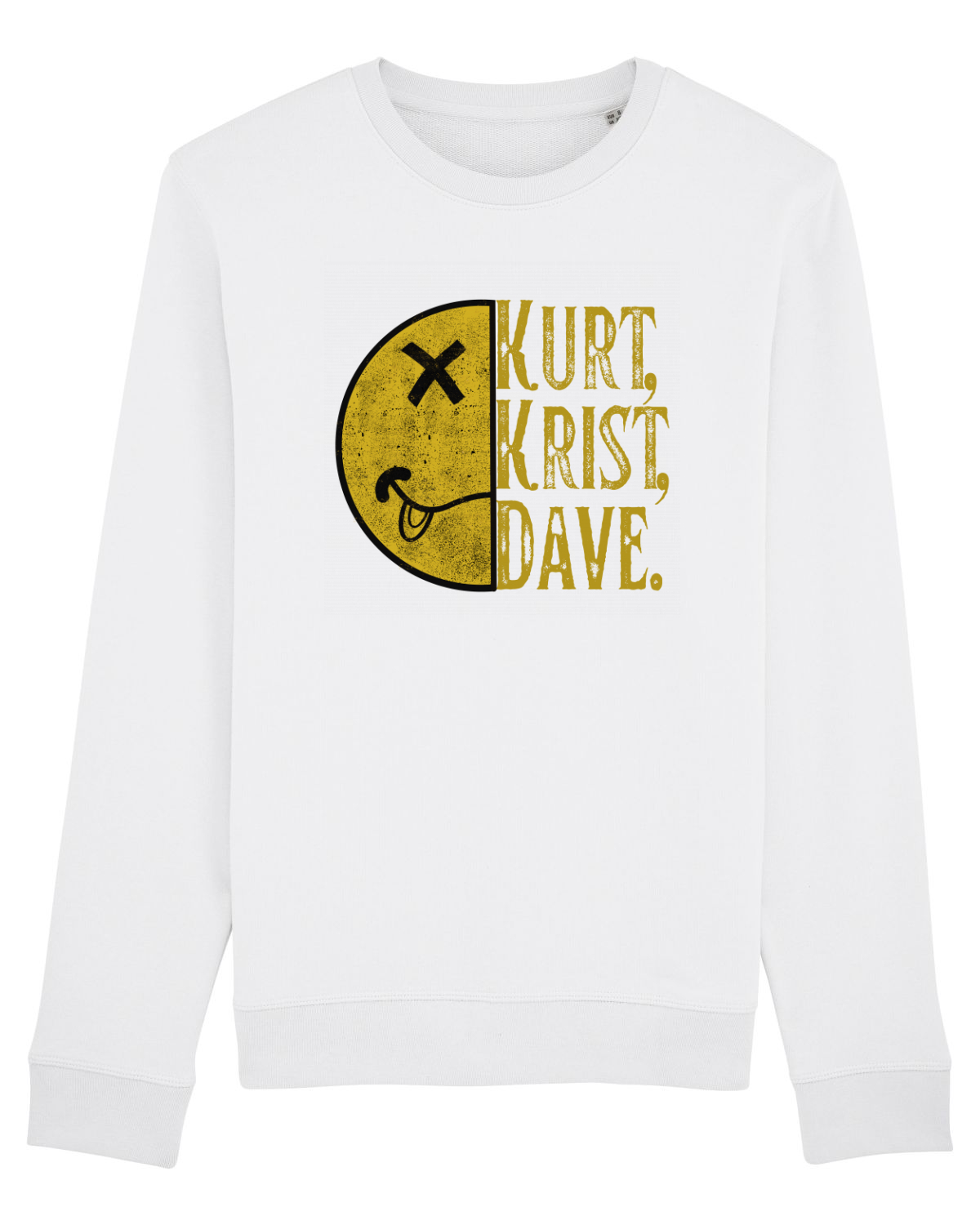 Bluză mânecă lungă Unisex Rise White