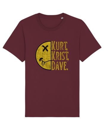 Nirvana 90'S Grunge Burgundy