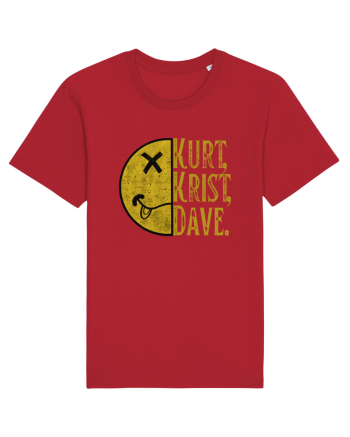 Nirvana 90'S Grunge Red