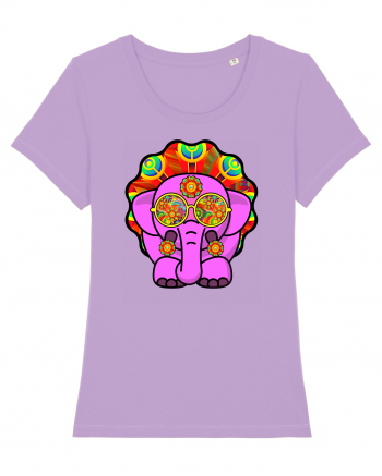 Trippy Pink Elephant  Lavender Dawn